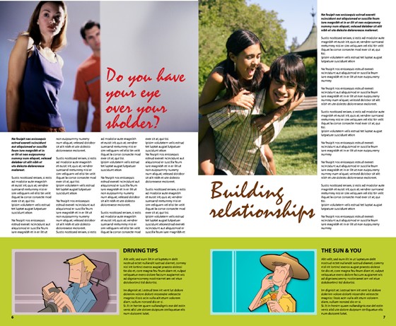 Editorial Layouts: Magazine